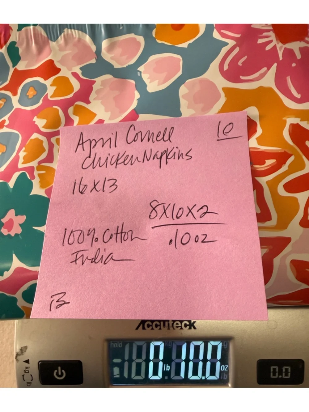 April Cornell these napkins